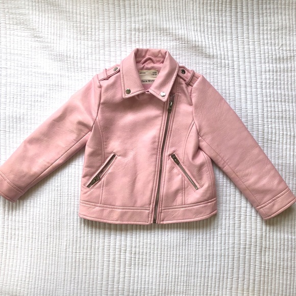 Zara Other - 👛ZARA PERFECT PINK LEATHER JACKET👛